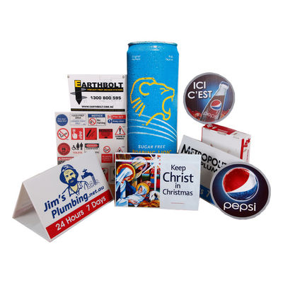 Golf Plastic Vertoning Coroplast 5mm Ronde Coroplast-Tekenspaties