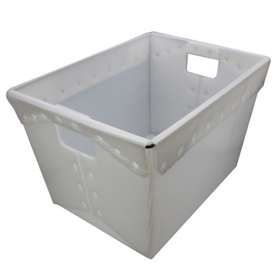 De omzet plooide Posttote white USPS die Plastic Totalisators verschepen