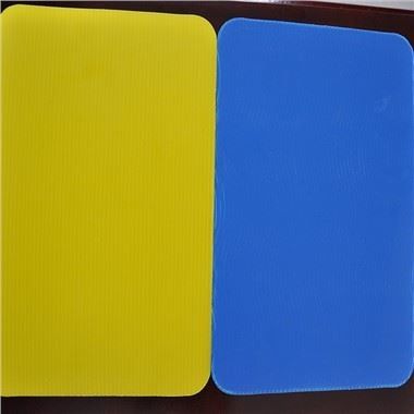 Van de Raads Gele Coroplast van pp het Holle Profiel van de het Karton Tweelingmuur Plastic