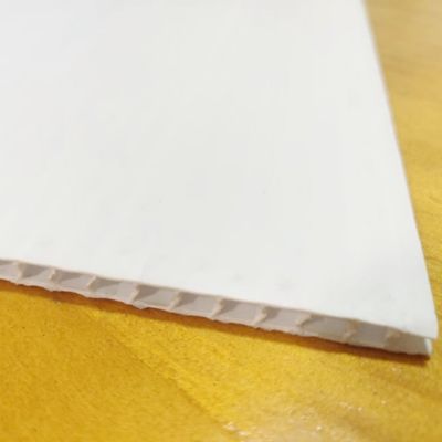 Gerecycleerde Witte Coroplast-Bladen 10mm Spatie Golf Plastic Bladen