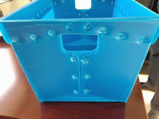 Blauwe Totalisator 4mm van de Polypropyleenpost Golfplastiek met Staalriem