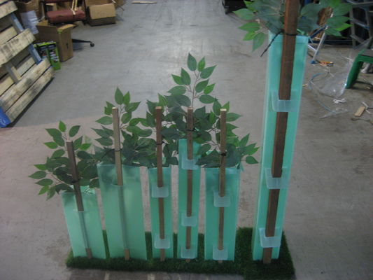 De Boomwachten Bunnings van driehoekscorflute 5mm Plastic de Boombeschermers van Coroplast