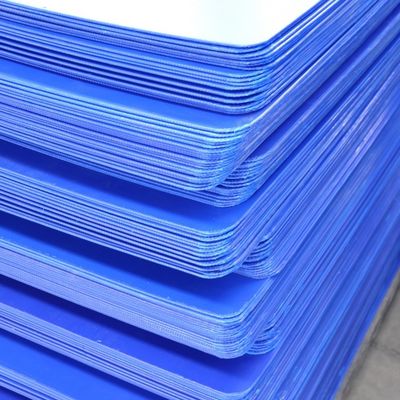 Polypropyleen 3mm Golf Plastic de Separatorbladen Rond gemaakte Hoek van het Laagstootkussen