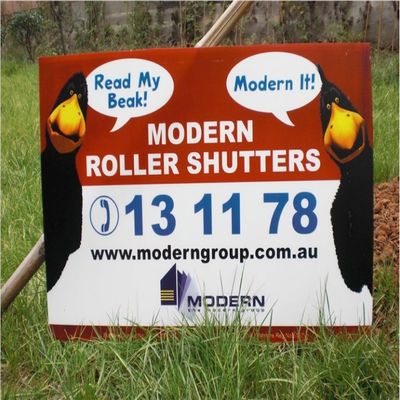 3mm Corflute Lege Witte Yardtekens 18x24 met h-Staken
