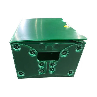 Polypropyleen Postpost Stijf Tote Corrugated Plastic Boxes Bins Aangepast met Handvatten