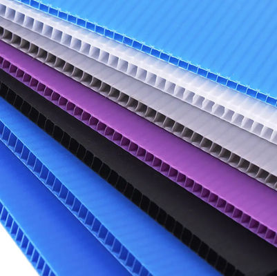Recycleerde het polypropyleen Holle Blad Stijve Gecanneleerde Twinwall-Raad