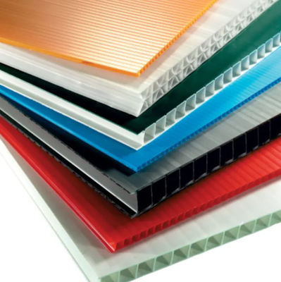 Gepersonaliseerd polypropyleen corflute plaat gerecycled lichtgewicht
