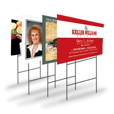 Polypropyleen Corflute Sign Geaffineerd Plastic Yard Sign Op maat gemaakt Recycleerbaar Opvouwbaar
