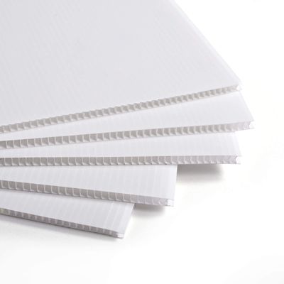 PP gegolfde plastic plaat Corflute board vouwbaar lichtgewicht aangepast Duurzaam