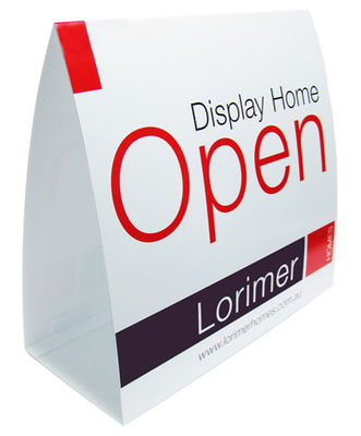 Coroplast PP Rooster Sign Op maat gemaakte golfvormige Plastic Sign Waterdicht Opvouwbaar