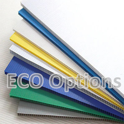 Recycling PP gegolfde plastic plaat Corflute Board Customized Protective ECO