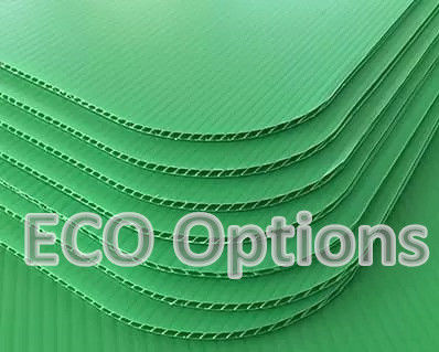 Eco-vriendelijk Recycling PP gegolfde plastic laag Pads Corflute fles Pallet