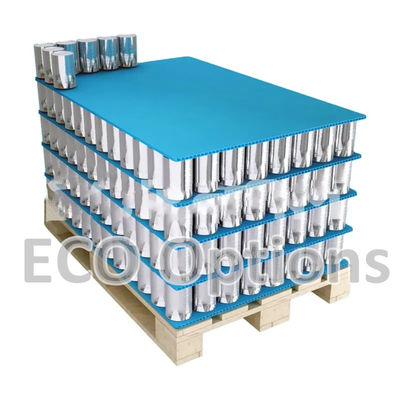 Eco-vriendelijk Recycling PP gegolfde plastic laag Pads Corflute fles Pallet
